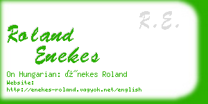 roland enekes business card